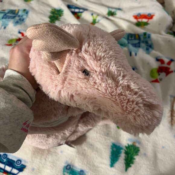 BNWT HUGE Jellycat Rose Dragon - Picture 8 of 8